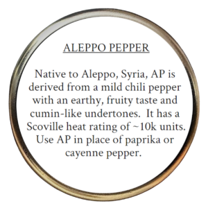 Aleppo Pepper (Capsicum annuum aleppo)