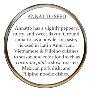 Annatto seed (Bixa Orellana)