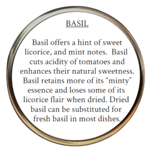 Basil (Ocimum basilicum)