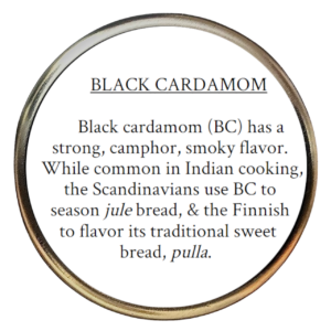 Cardamom, black (Amomum subulatum)