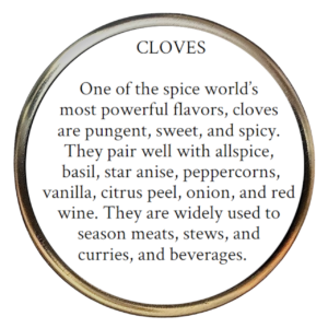 Clove (Syzygium aromaticum) 