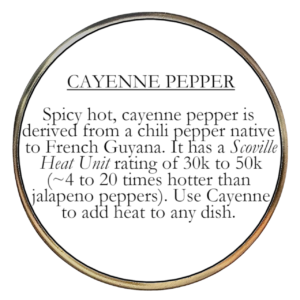 Cayenne Pepper (Capsicum annuum)