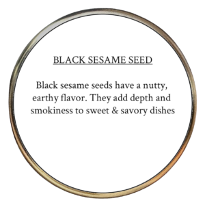 Black Sesame Seed (Sesamum indicum nigrum)