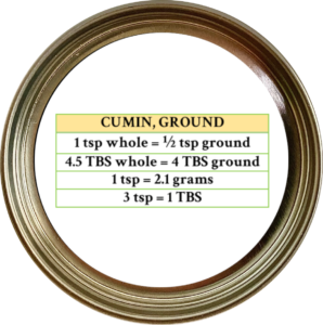 Cumin Seed Ground (Cuminum cyminum pulveris) 