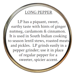 Long Pepper (Piper longum)