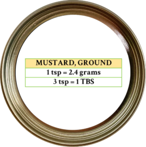 Mustard seed, ground (Brassica pulveris) 