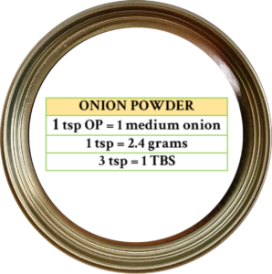 Onion Powder (Allium cepa pulveris)