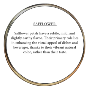 Safflower (Carthamus tinctorius)