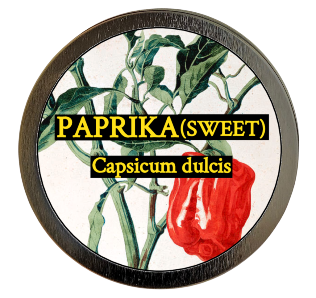 Paprika, Sweet (Capsicum dulcis)