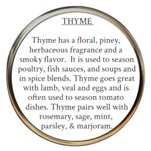 Thyme (Thymus vulgaris)
