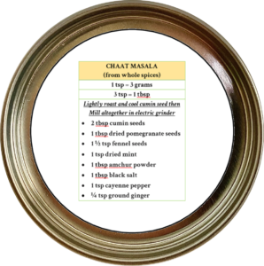 Chaat Masala (Indian spice blend)