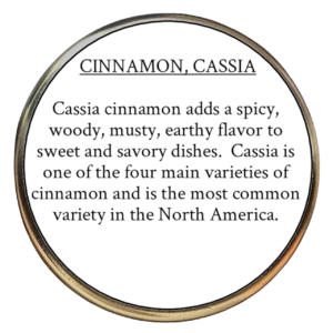 Cinnamon cassia (Cinnamomum aromaticum)