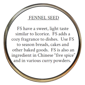 Fennel (Foeniculum vulgare) 