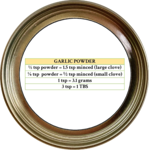 Garlic Powder (Allium sativum pulveris)