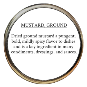 Mustard seed, ground (Brassica pulveris) 