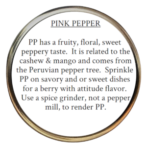 Pink Pepper (Schinus molle)