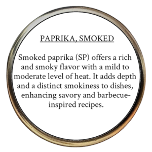 Paprika, Smoked (Capsicum fumata)